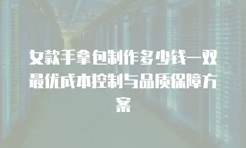 女款手拿包制作多少钱一双 最优成本控制与品质保障方案