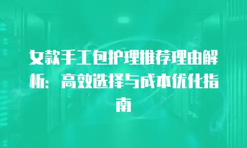 女款手工包护理推荐理由解析：高效选择与成本优化指南