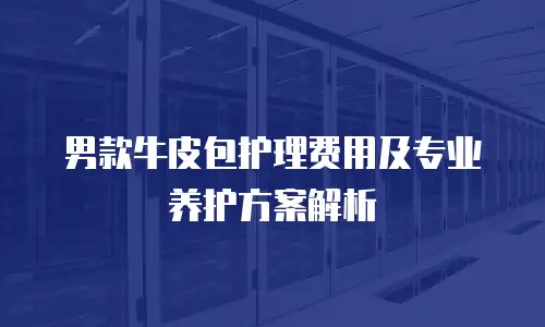 男款牛皮包护理费用及专业养护方案解析