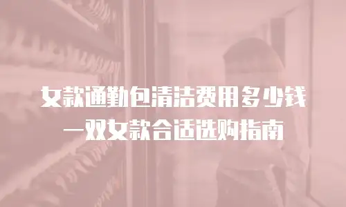女款通勤包清洁费用多少钱 一双女款合适选购指南