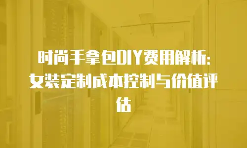时尚手拿包DIY费用解析：女装定制成本控制与价值评估