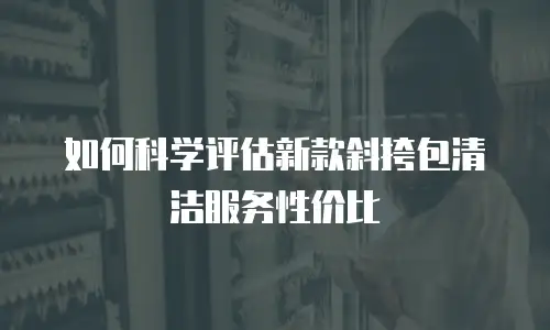 如何科学评估新款斜挎包清洁服务性价比