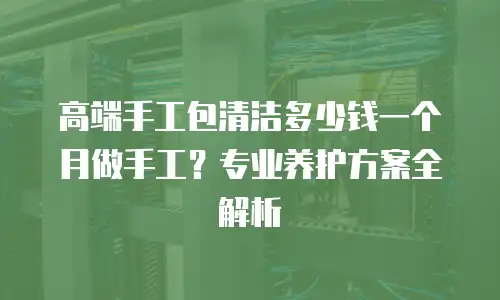 高端手工包清洁多少钱一个月做手工？专业养护方案全解析