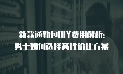 新款通勤包DIY费用解析：男士如何选择高性价比方案
