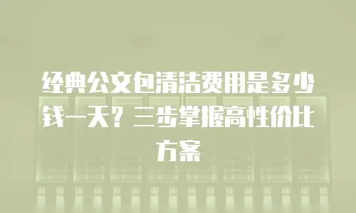 经典公文包清洁费用是多少钱一天？三步掌握高性价比方案