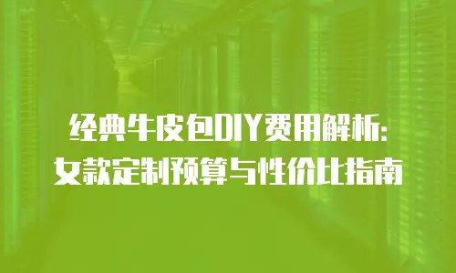 经典牛皮包DIY费用解析：女款定制预算与性价比指南