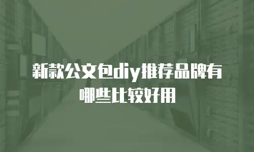 新款公文包diy推荐品牌有哪些比较好用
