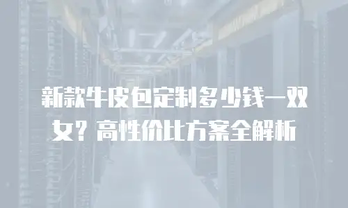 新款牛皮包定制多少钱一双女？高性价比方案全解析