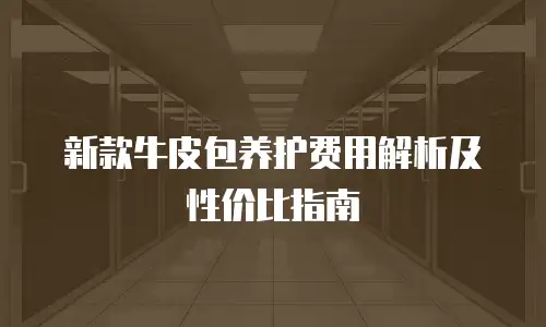 新款牛皮包养护费用解析及性价比指南