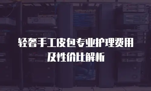 轻奢手工皮包专业护理费用及性价比解析