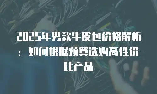 2025年男款牛皮包价格解析：如何根据预算选购高性价比产品
