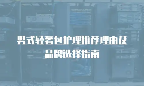 男式轻奢包护理推荐理由及品牌选择指南