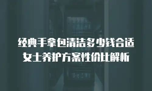 经典手拿包清洁多少钱合适 女士养护方案性价比解析