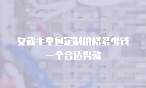 女款手拿包定制价格多少钱一个合适男款