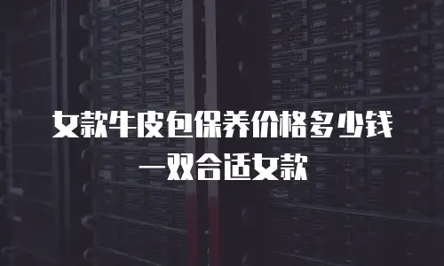 女款牛皮包保养价格多少钱一双合适女款