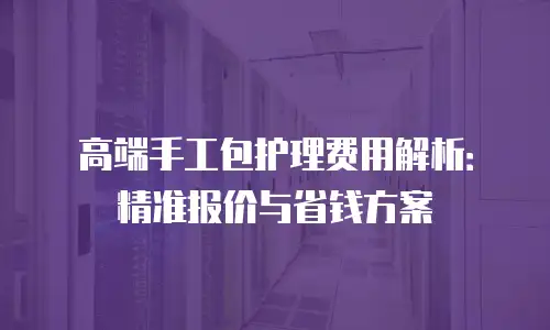 高端手工包护理费用解析：精准报价与省钱方案