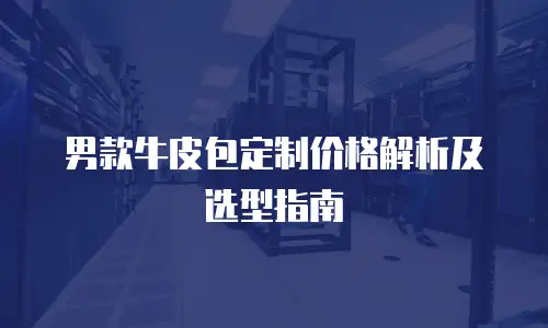 男款牛皮包定制价格解析及选型指南