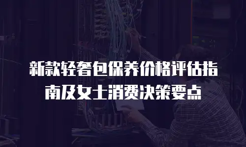 新款轻奢包保养价格评估指南及女士消费决策要点