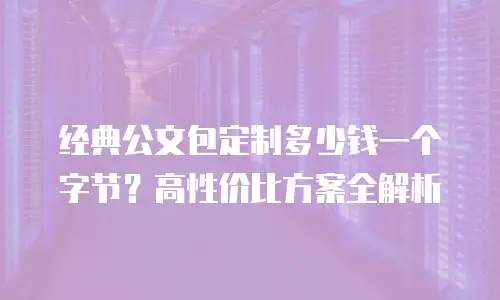 经典公文包定制多少钱一个字节？高性价比方案全解析