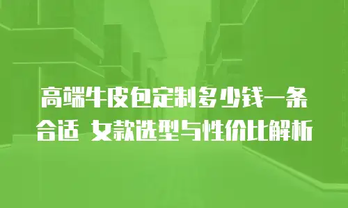 高端牛皮包定制多少钱一条合适 女款选型与性价比解析