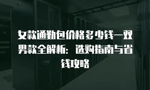 女款通勤包价格多少钱一双男款全解析：选购指南与省钱攻略