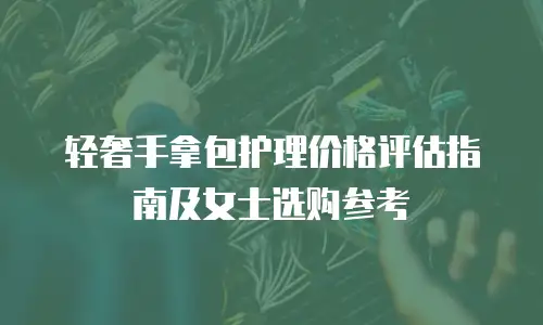 轻奢手拿包护理价格评估指南及女士选购参考