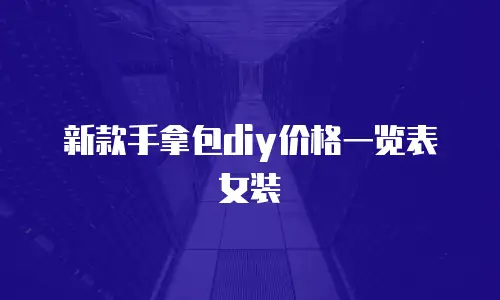 新款手拿包diy价格一览表女装