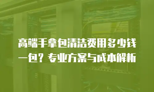 高端手拿包清洁费用多少钱一包？专业方案与成本解析