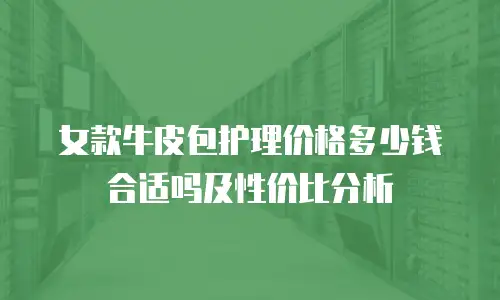 女款牛皮包护理价格多少钱合适吗及性价比分析