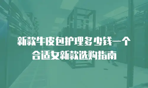 新款牛皮包护理多少钱一个合适女新款选购指南