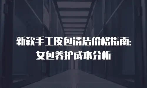 新款手工皮包清洁价格指南：女包养护成本分析