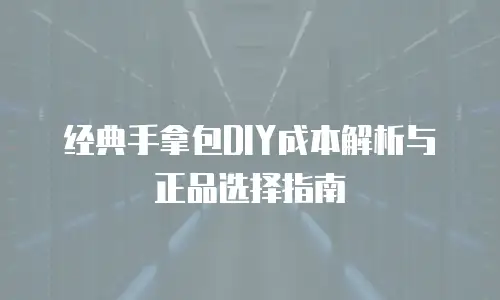经典手拿包DIY成本解析与正品选择指南