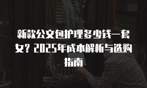 新款公文包护理多少钱一套女？2025年成本解析与选购指南