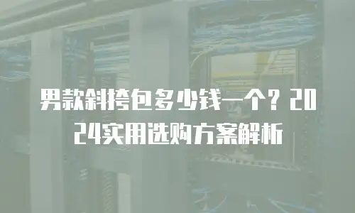 男款斜挎包多少钱一个？2024实用选购方案解析