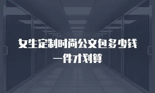 女生定制时尚公文包多少钱一件才划算