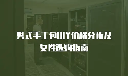 男式手工包DIY价格分析及女性选购指南