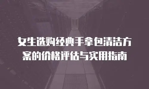 女生选购经典手拿包清洁方案的价格评估与实用指南