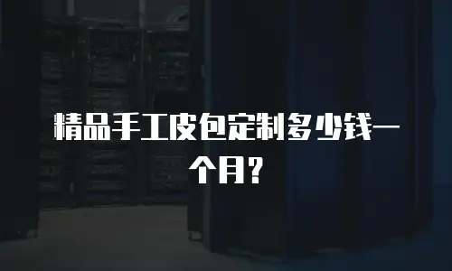 精品手工皮包定制多少钱一个月？