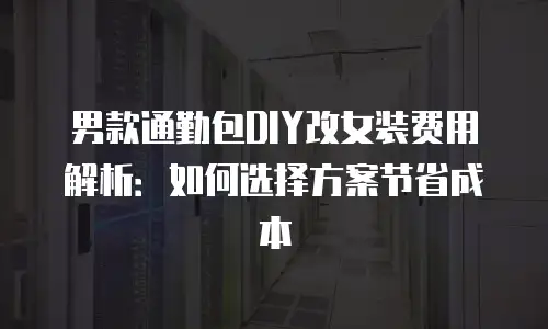 男款通勤包DIY改女装费用解析：如何选择方案节省成本