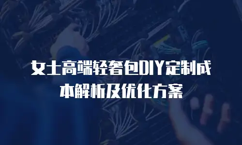 女士高端轻奢包DIY定制成本解析及优化方案