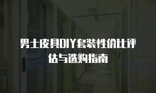 男士皮具DIY套装性价比评估与选购指南