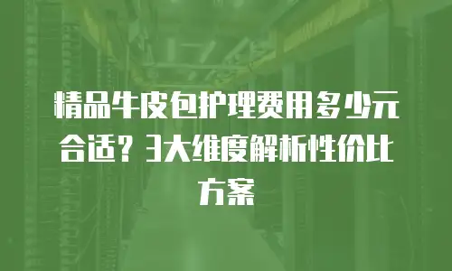 精品牛皮包护理费用多少元合适？3大维度解析性价比方案