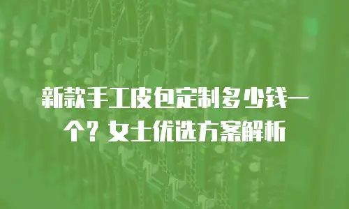 新款手工皮包定制多少钱一个？女士优选方案解析