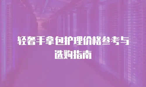 轻奢手拿包护理价格参考与选购指南
