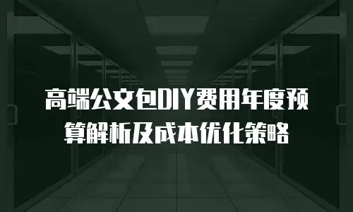 高端公文包DIY费用年度预算解析及成本优化策略