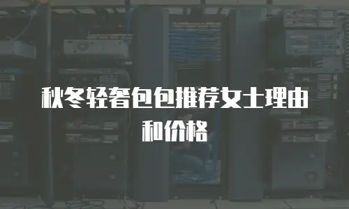 秋冬轻奢包包推荐女士理由和价格