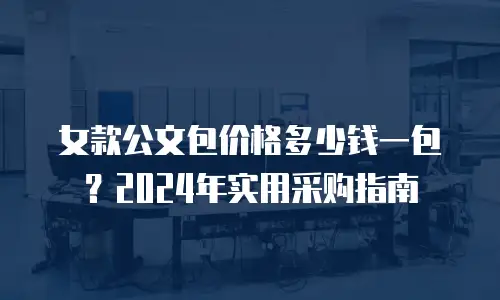 女款公文包价格多少钱一包？2024年实用采购指南