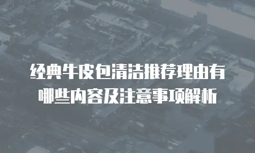 经典牛皮包清洁推荐理由有哪些内容及注意事项解析