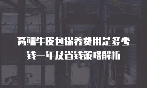 高端牛皮包保养费用是多少钱一年及省钱策略解析