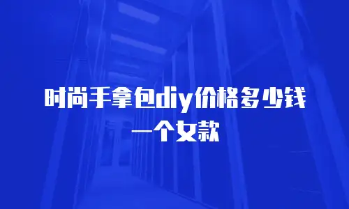 时尚手拿包diy价格多少钱一个女款